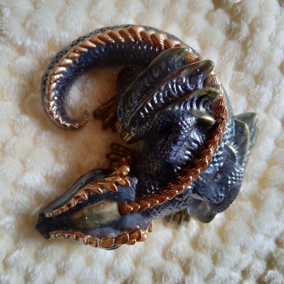 Dragon figure handmade - Picture 3 of 4